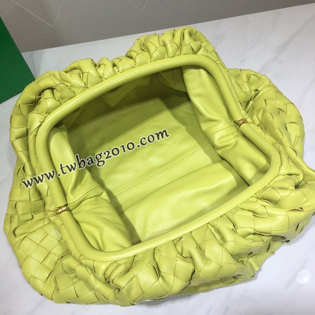 Bottega veneta高端女包 98062寬編織 寶緹嘉升級版大號編織雲朵包 BV經典款胎牛皮pouch編織雲朵包  gxz1237